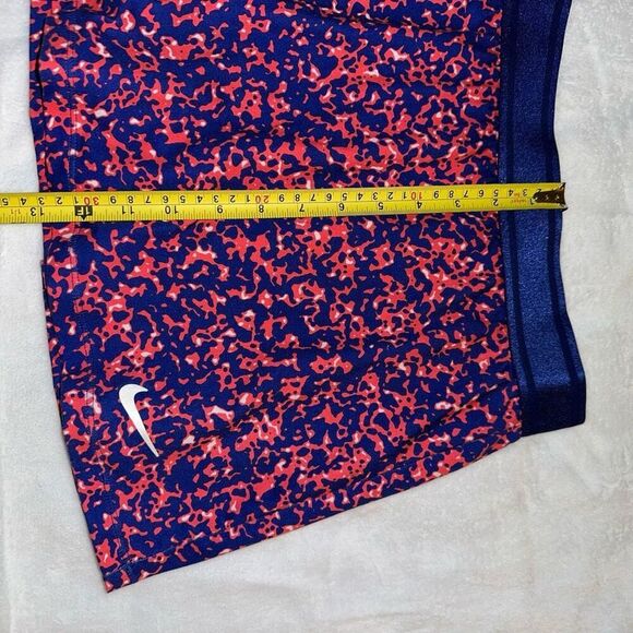 Nike Dri-fit Women’s Golf Skort Blue Pink Abstract Splatter Small EUC - Picture 2 of 8